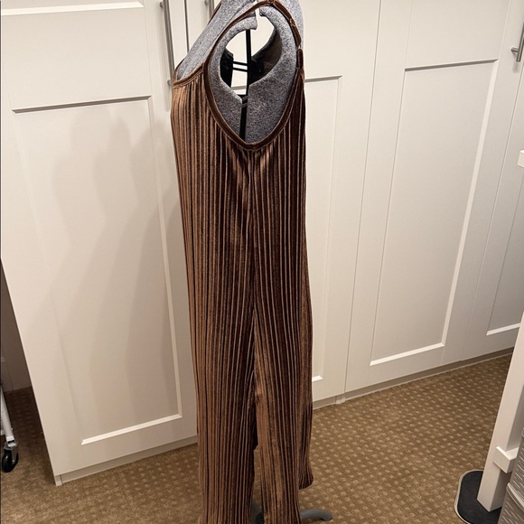 American Eagle Outfitters Cocolate Velvet Maxi Dress—adjustable straps/stretch - Picture 6 of 8